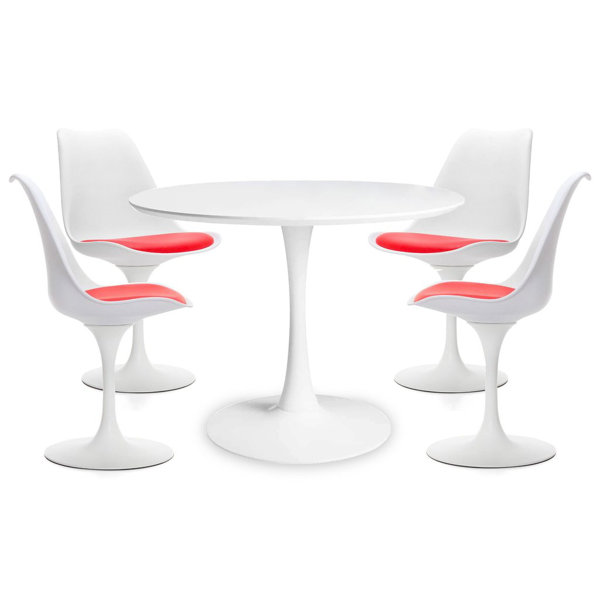 Guimond Rose 5 Piece Dining Set by George Oliver George Oliver
