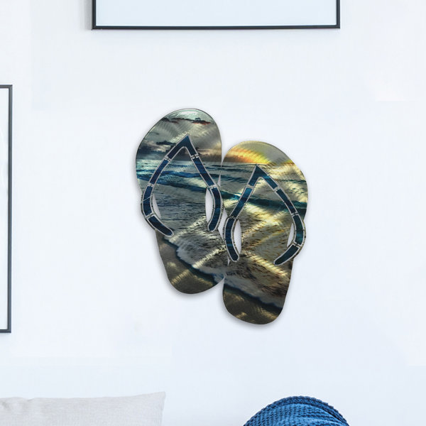 Flip Flop Metal Wall Art Wayfair