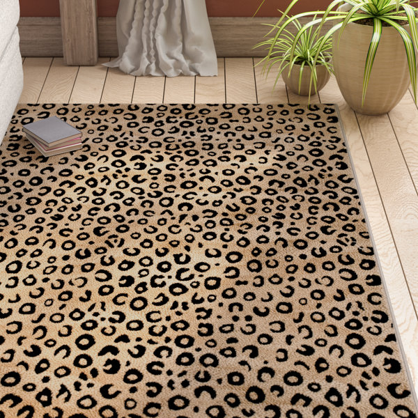 Poteat Beige Area Rug by World Menagerie