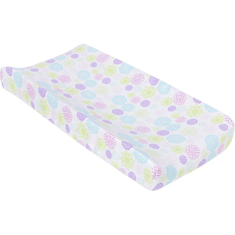 lavender changing pad cover