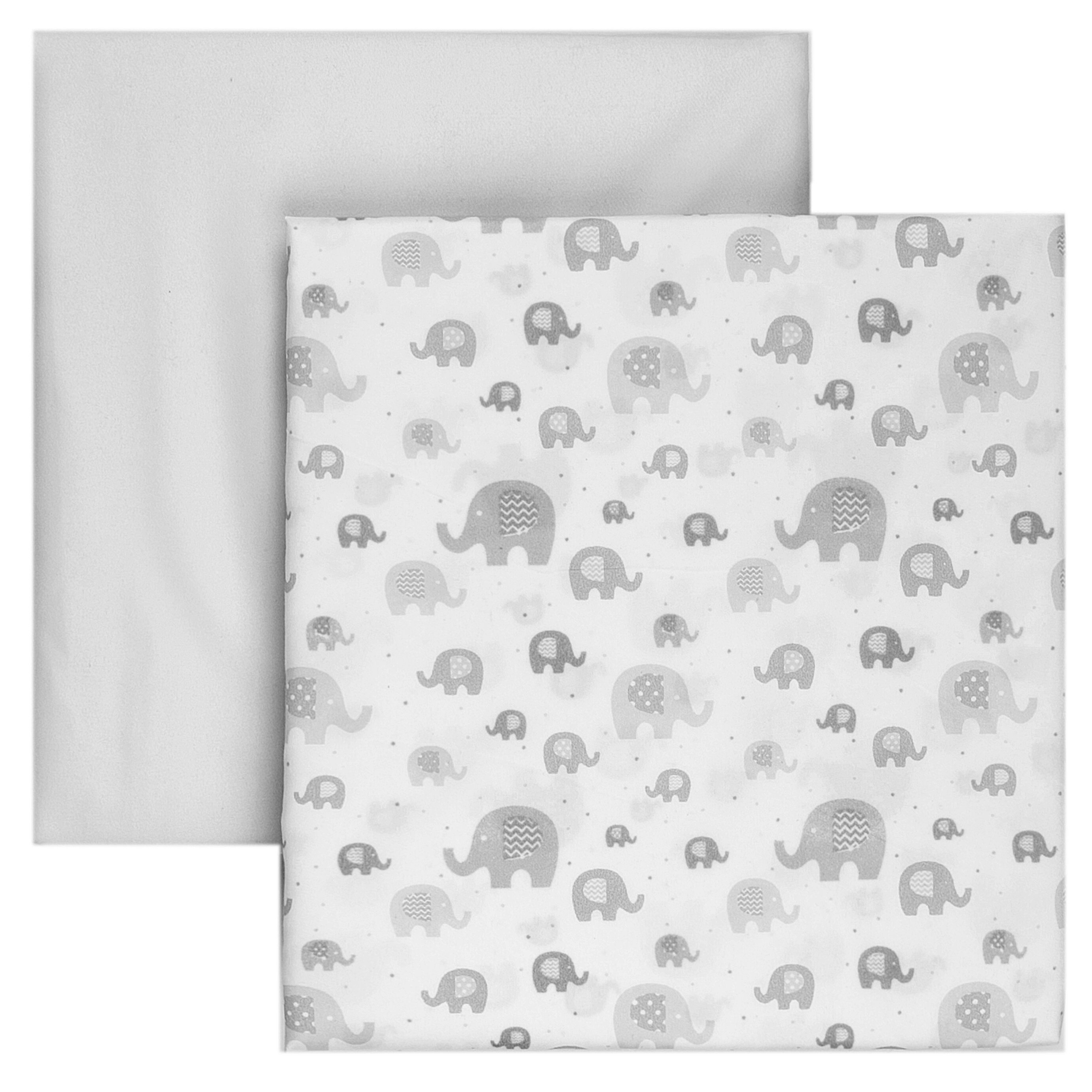 Harriet Bee Gordan 2 Piece Microfiber Fitted Crib Sheet Set