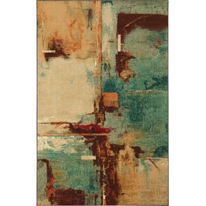 Florencia Aqua/Tan Area Rug