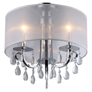 Olivia 3-Light Semi Flush Mount