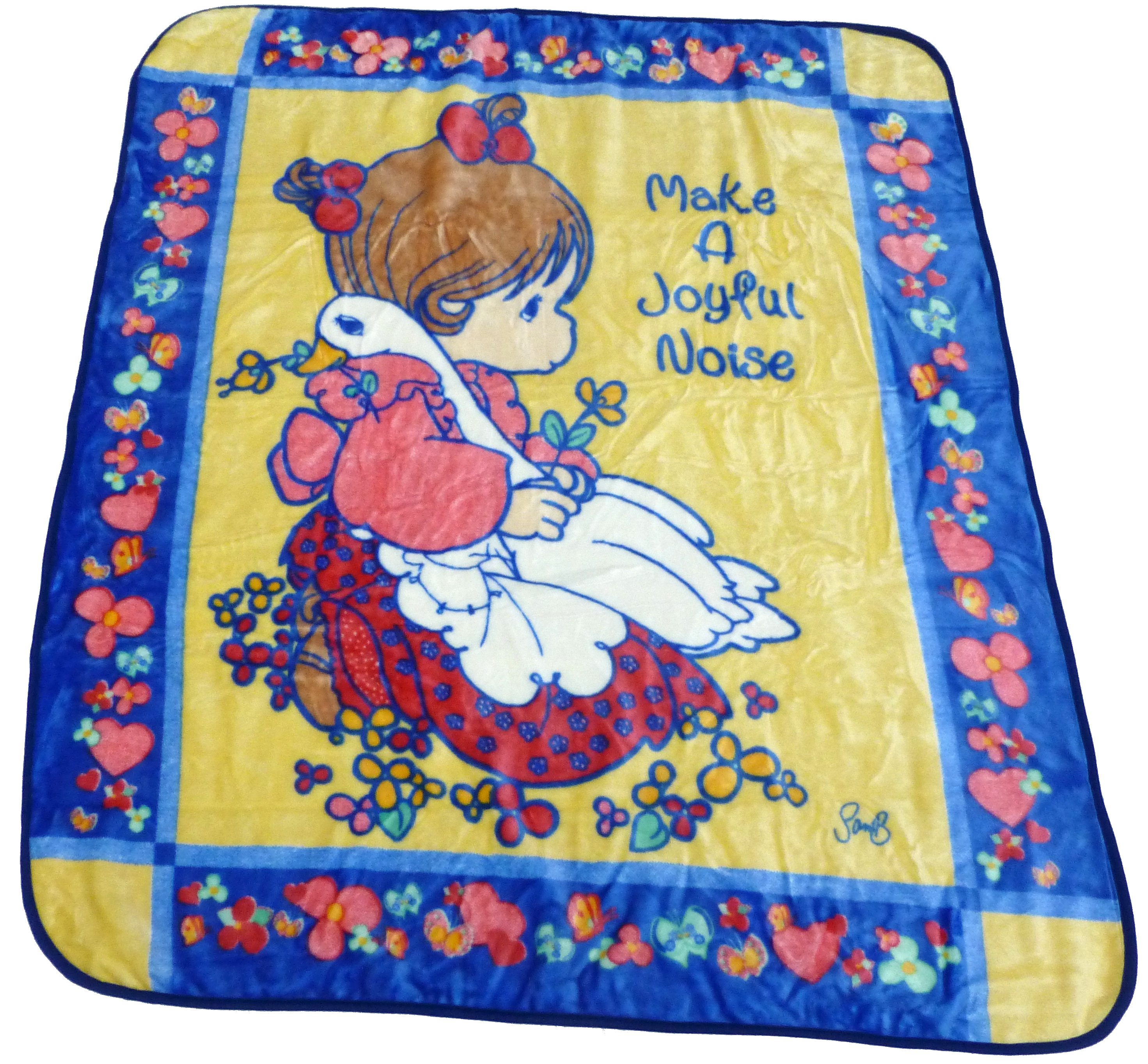 Disney Baby Boy Finding Nemo Applique Plush Baby Blanket