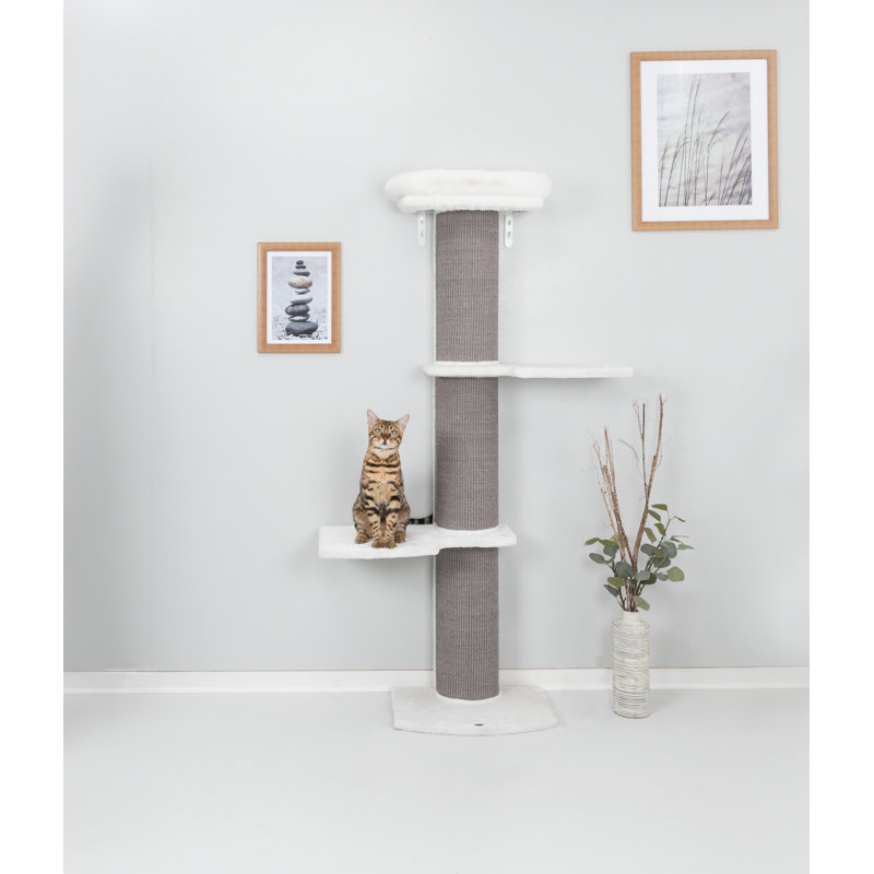 wall mounted cat tower