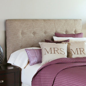 Upholstered Panel Headboard by Alcott Hill