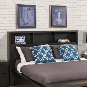 Reiby Bookcase Headboard by Latitude Run