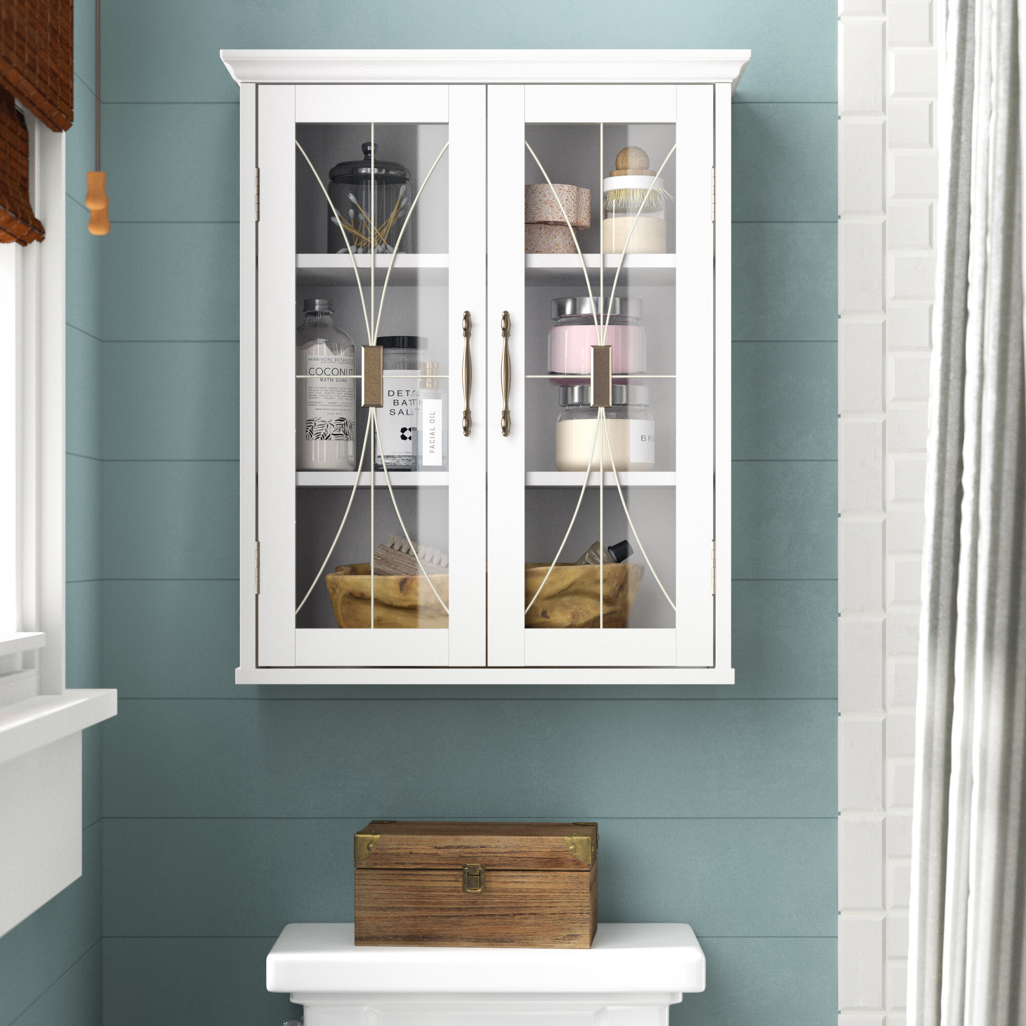 Natalie 20 5 W X 24 H X 8 5 D Wall Mounted Bathroom Cabinet Reviews Birch Lane