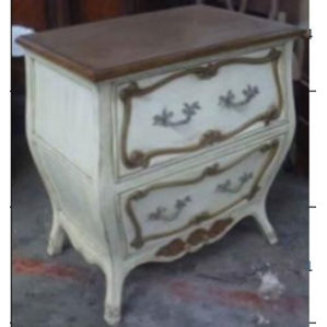 Normandy Bombe 2 Drawer Nightstand by French Heritage