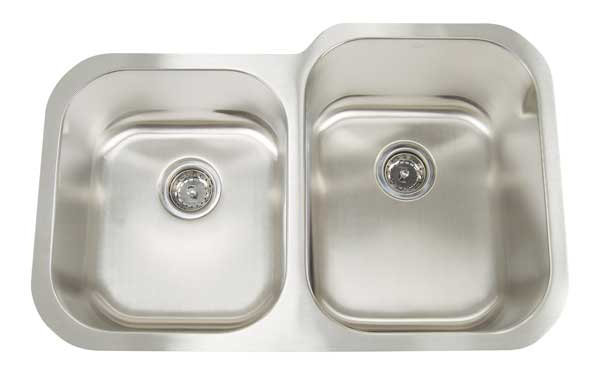 AR3221D97R-D Premium Series 31" L x 20" W Double Bowl Undermount Kitchen Sink