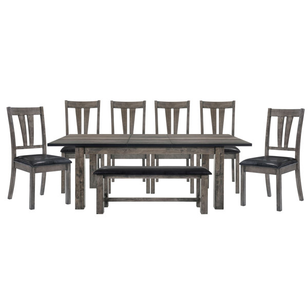 Okamoto 8 Piece Dining Set By Loon Peak Bargain
