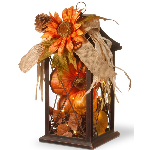 Harvest Arrangement in LED Lamp by The Holiday Aisle