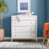 antique white changing table