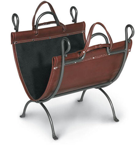 Anvil Log Carrier by Pilgrim Hearth