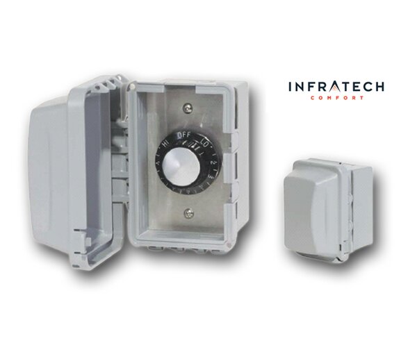 INF Surface Mount Waterproof Control Thermostat By Infratech