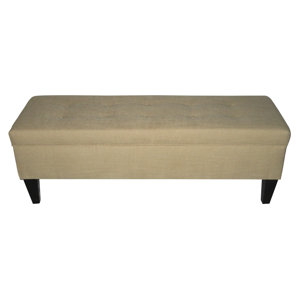 Tusarora Fabric Storage Bench by Three Posts