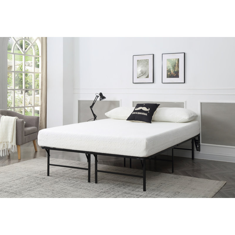 Alwyn Home Brock Foldable Platform Bed Frame Bracket Wayfair Alwyn Home Brock Foldable Platform Bed