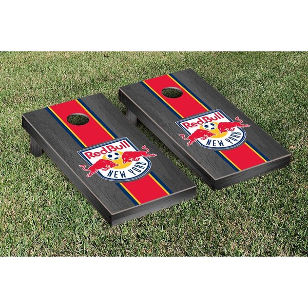 MLS Onyx Stained Stripe Version Cornhole Game Set by Victory Tailgate