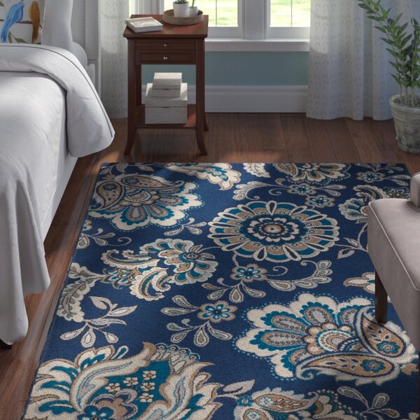 Tremont Blue Area Rug by Andover Mills