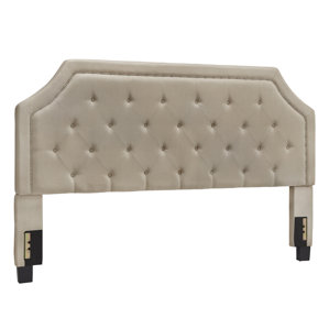 Haysville Upholstered Panel Headboard by Three Posts