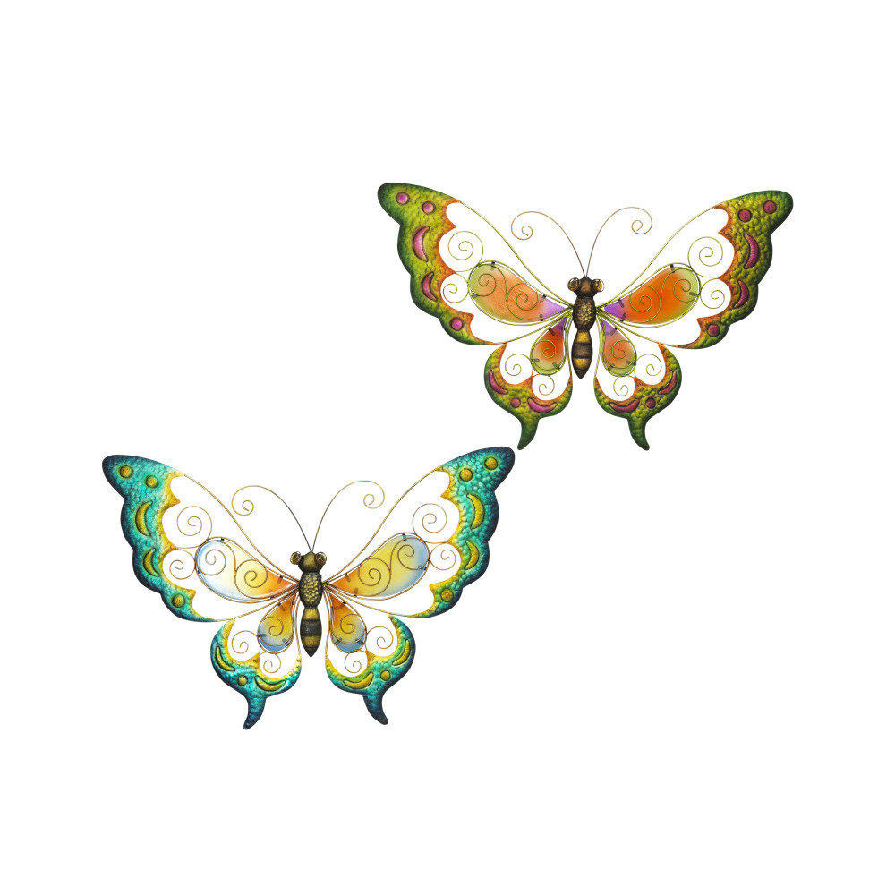 Winston Porter Metal Erfly Wall Décor Wayfair