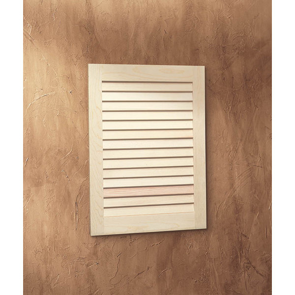 Louver 16 W x 22 H Recessed Cabinet by Jensen