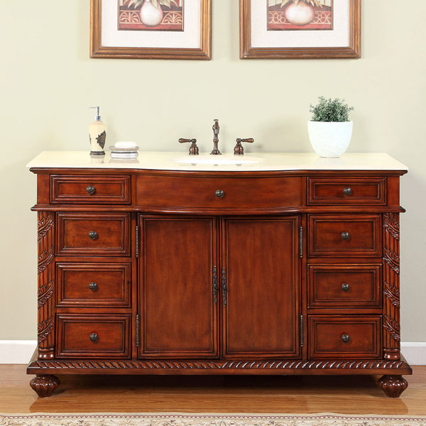 Brenneman 60 Single Bathroom Vanity Set by Fleur De Lis Living