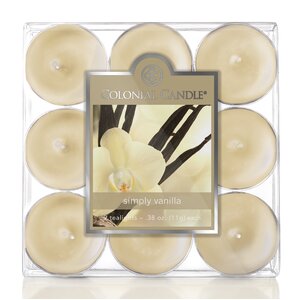 Simply Vanilla Scent Tea Light Candle