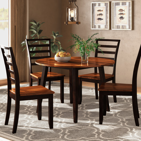 Hidalgo 5 Piece Drop Leaf Dining Set by Millwood Pines Millwood Pines
