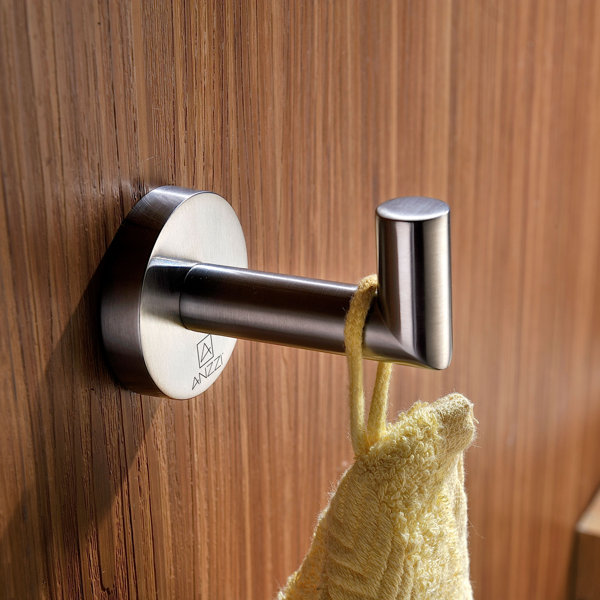 Caster 2 Wall Mounted Robe Hook by ANZZI