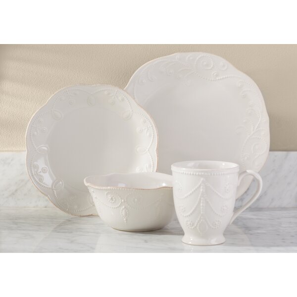 French Perle 4 Piece Place Setting, Service for 1 by Lenox