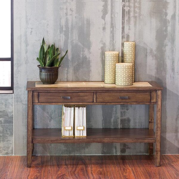 Gauna Wood Console Table By Millwood Pines