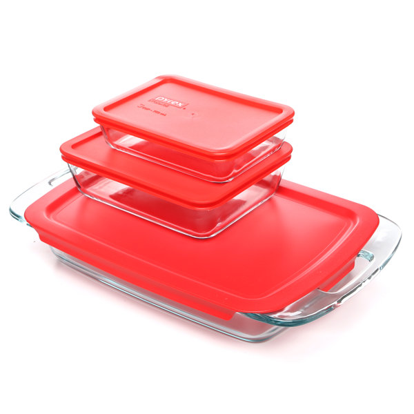 Easy Grab 6 Piece Bakeware Set by Pyrex