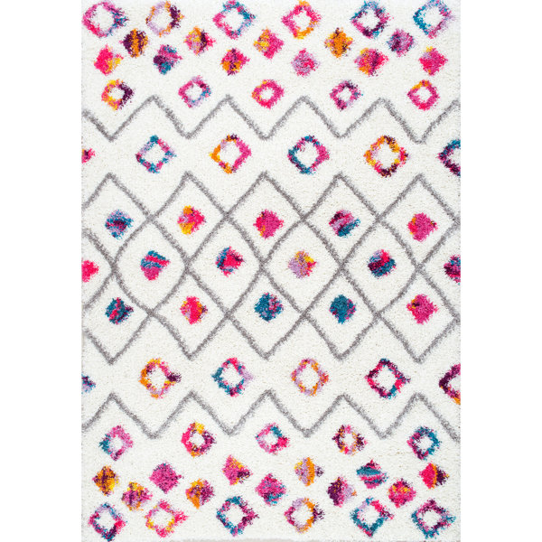 Gwendolyn Pink Area Rug by Viv + Rae