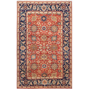 One-of-a-Kind Serapi Heritage Hand-Knotted Orange/Beige Area Rug