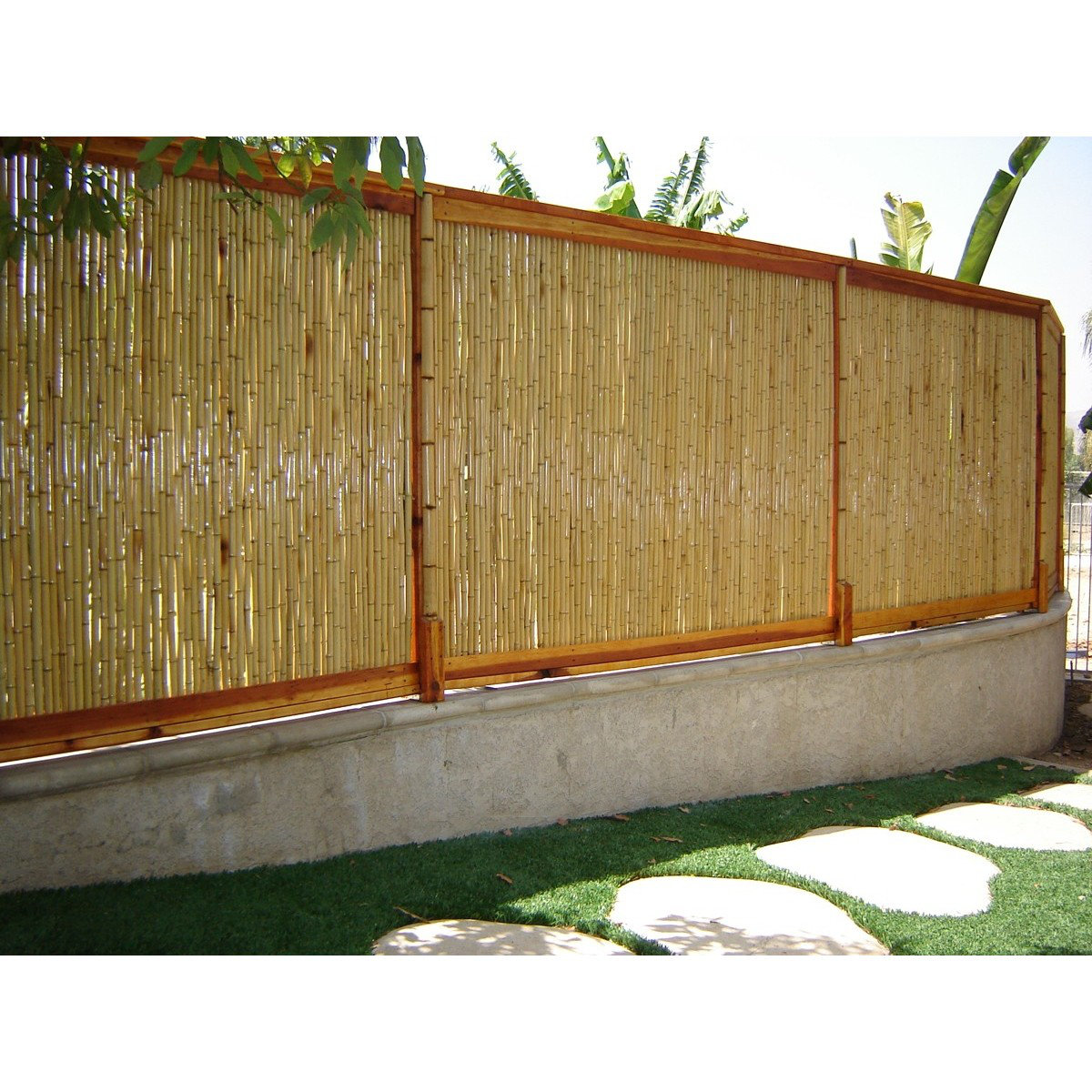 Backyard X Scapes 8 Ft W Rolled Bamboo Fence Panel Reviews