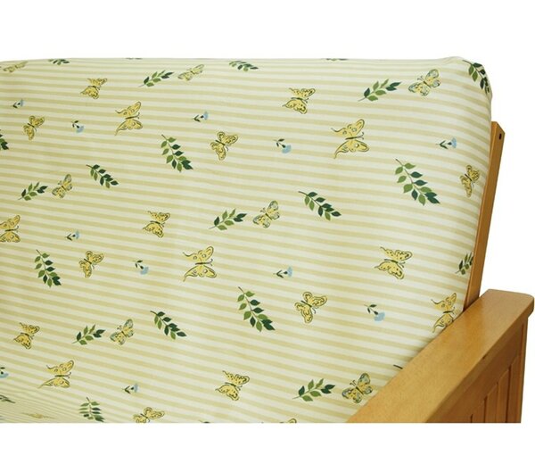 Paulette Butterfly Box Cushion Futon Slipcover By Easy Fit