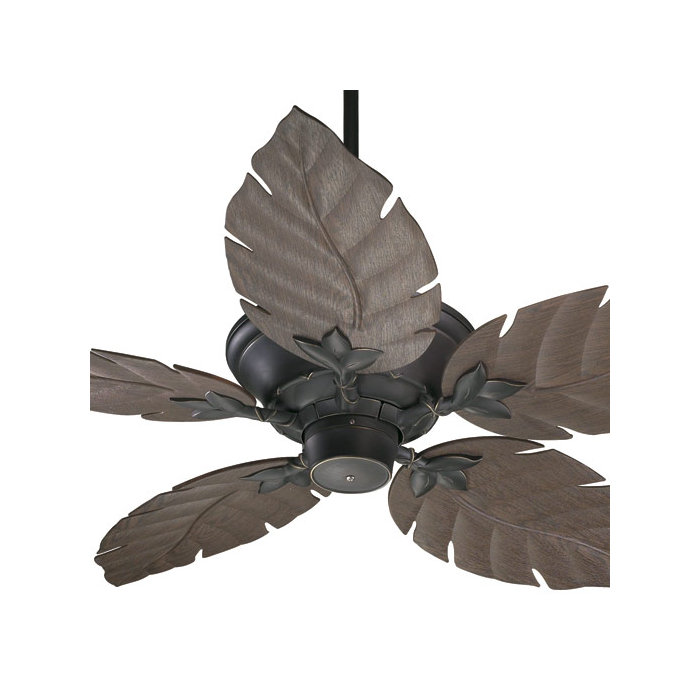 52 Wojtowicz 5 Blade Patio Outdoor Ceiling Fan