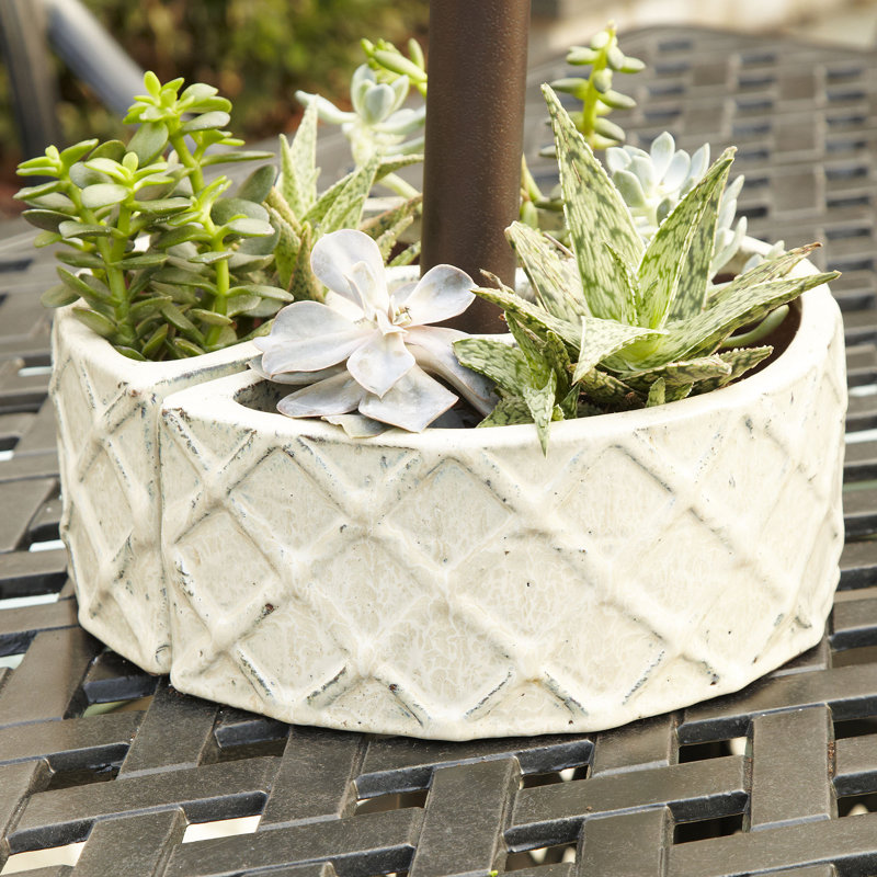 Stone Umbrella 2Piece Pot Planter Set &amp; Reviews Birch Lane