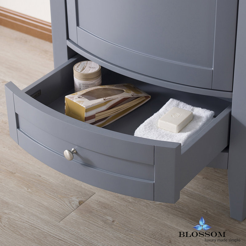 Darby Home Co Glendale 24 Single Bathroom Vanity Set With Mirror Wayfair