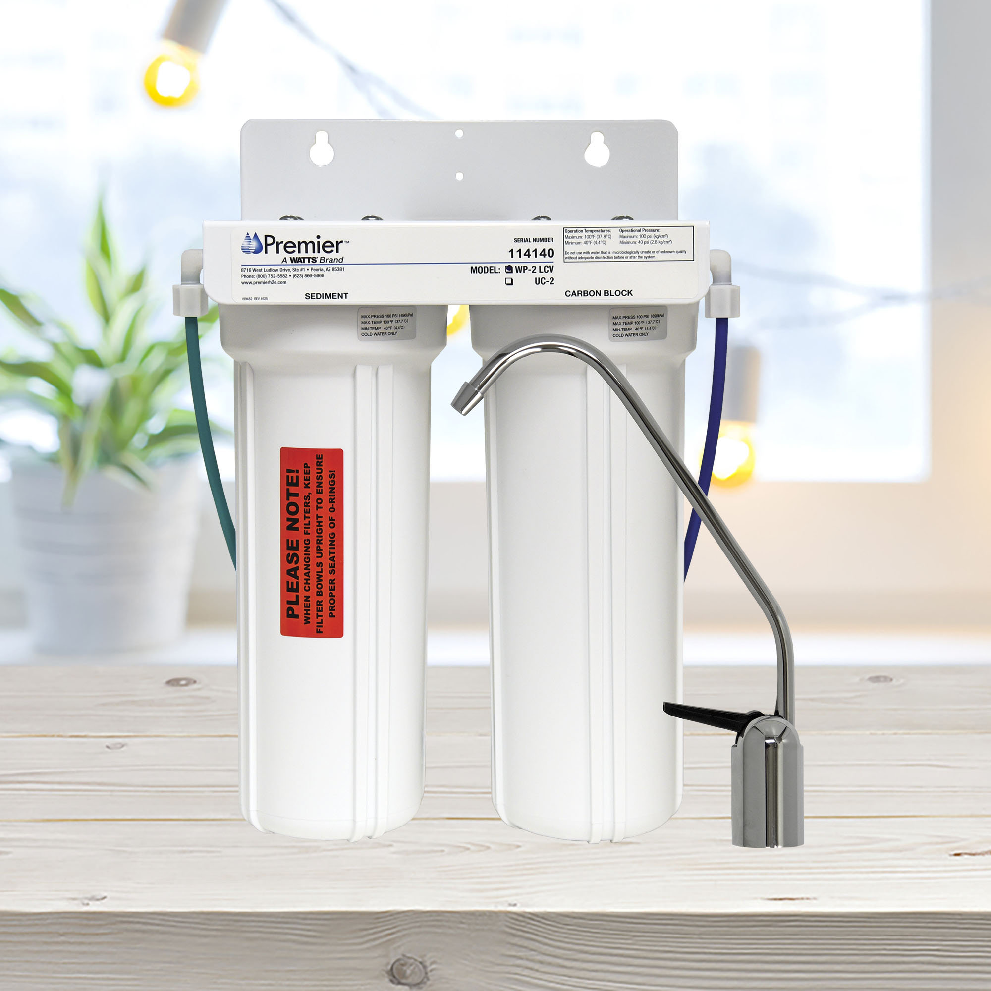 Watts Premier 2 Stage Under Sink Filtration System Reviews Wayfair