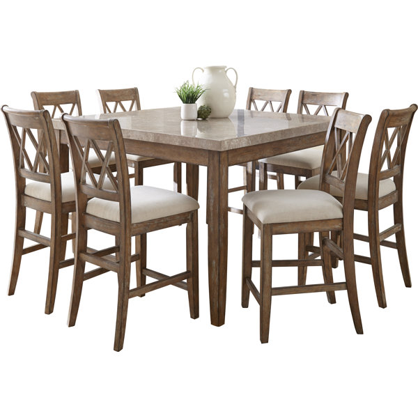 Clearmont 9 Piece Dining Set By Three Posts Discount
