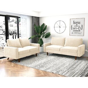 Love 2 Piece Velvet Living Room Set by Kingway INC