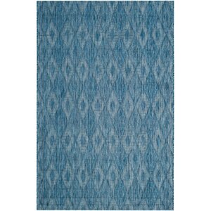 Lefferts Navy Indoor/Outdoor Area Rug