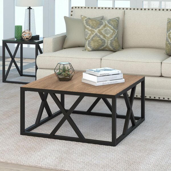 17 Stories Wood Top Coffee Tables
