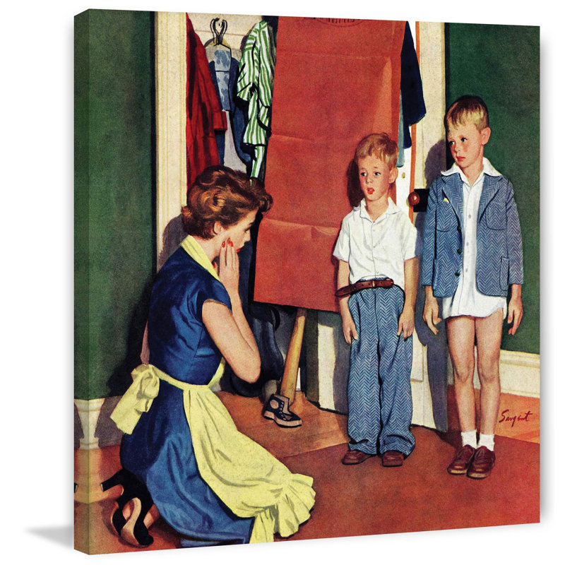 Marmont Hill Suiting Her Sons By Richard Sargent Painting Print On
