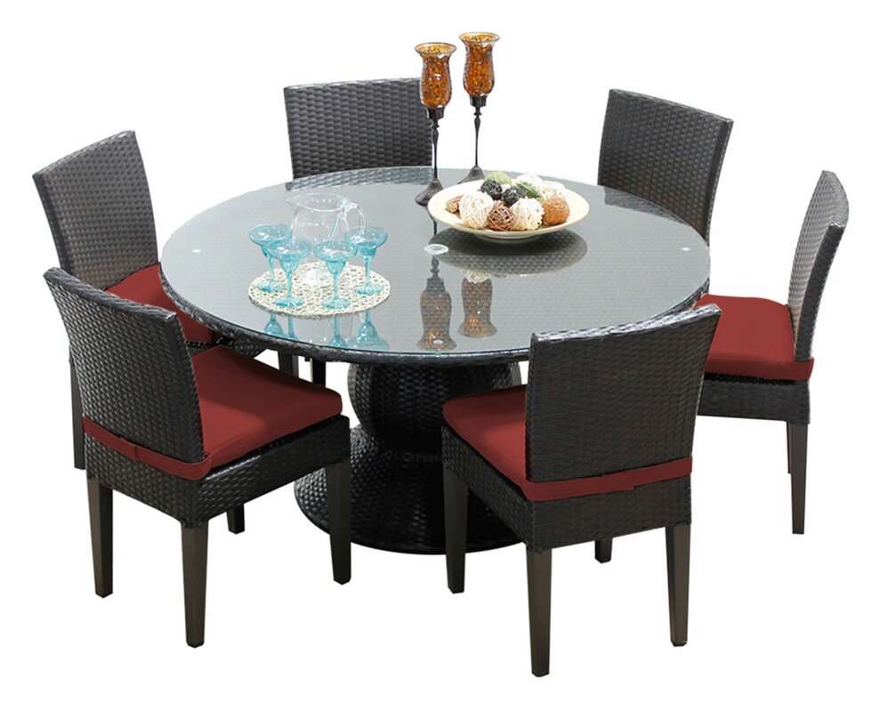 Napa 7 Piece Dining Set with Cushions