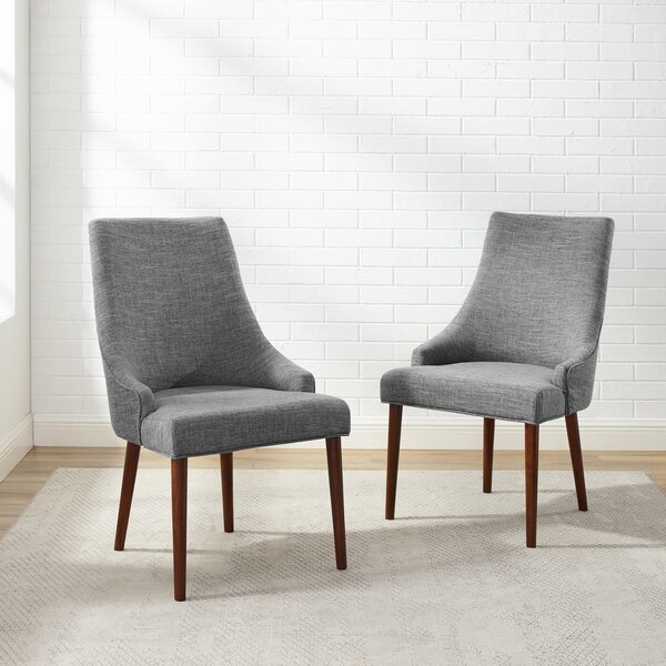 Guthmund Upholstered Wingback Parsons Chair (Set Of 2) By Ebern Designs