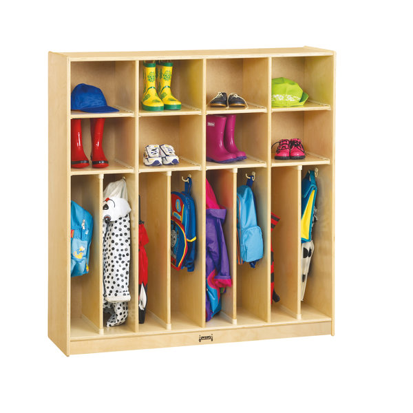 3 Tier 4 Wide Coat Locker by Jonti-Craft