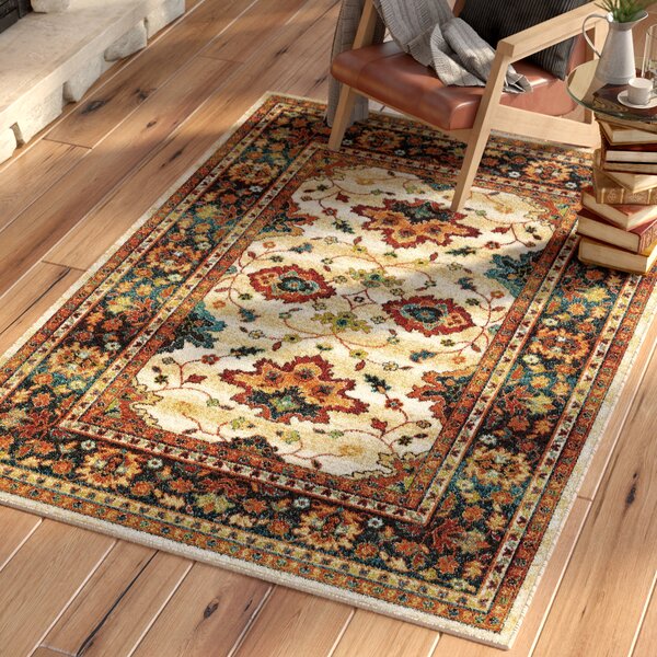 Canyonwood Brown/Red Area Rug by Loon Peak